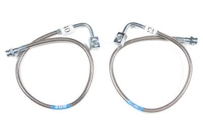 BDS Suspension - BDS Suspension BDS104002 Front Stainless Brake Lines for Jeep JK
