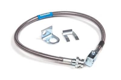 BDS Suspension - BDS Suspension BDS104007 Rear Stainless Brake Lines for Jeep Wrangler YJ