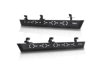 Attica 4x4 - Attica 4x4 ATTFB01C103-BX Frontier Series Running Board 4DR for 21-26 Bronco