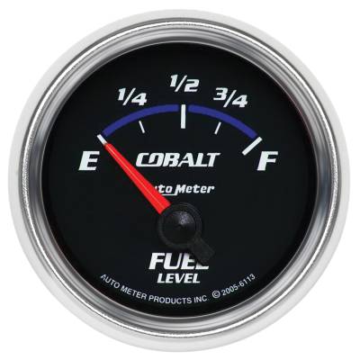 AutoMeter - AutoMeter 6113 Air Core Cobalt Electric Fuel Level Gauge 0-90Ohm 2-1/16" GM/SSE