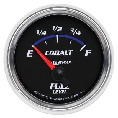 AutoMeter - AutoMeter 6116 Air Core Cobalt Electric Fuel Level 240-33Ohm 2-1/16" SSE