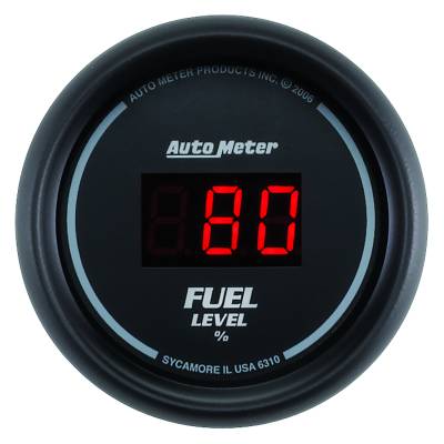AutoMeter - AutoMeter 6310 Sport-Comp Digital Programmable Fuel 0-280Ohm 2-1/16" Black