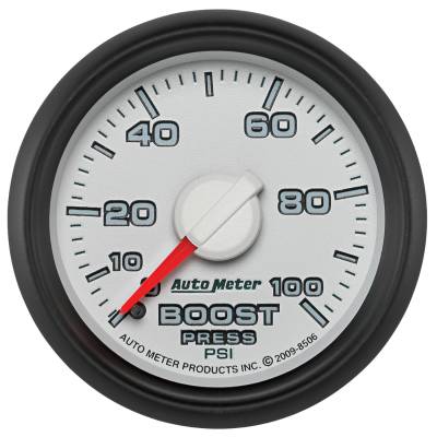 AutoMeter - AutoMeter 8506 Factory Match Mechanical Boost Gauge for Gen 3 Dodge