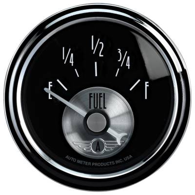 AutoMeter - AutoMeter 2016 Prestige Series Black Diamond Fuel Level Gauge