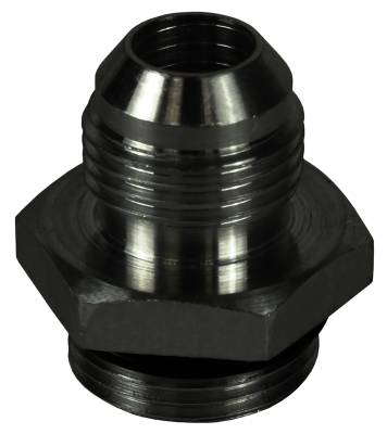 Derale - Derale 59108 Aluminum Cooler/Adapter Fitting -8AN 5/8-18 O-Ring Bright Anodized