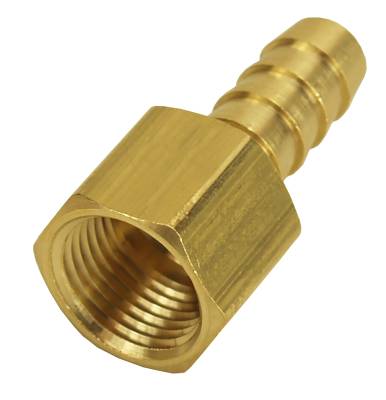 Derale - Derale 98105 Straight Hose Barb Fitting 3/8" NPT Female x 3/8" Barb Each