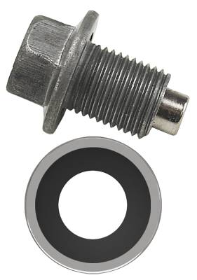 Derale - Derale 14000 Magnetic Transmission Pan Drain Plug Kit 1/2"-20