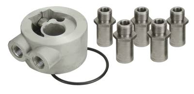 Derale - Derale 25702 Universal Thermostatic Sandwich Adapter w/3/8" NPT Ports