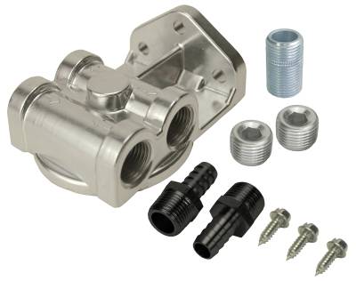 Derale - Derale 15709 Side Ports Filter Mount Kit 1/2" NPT