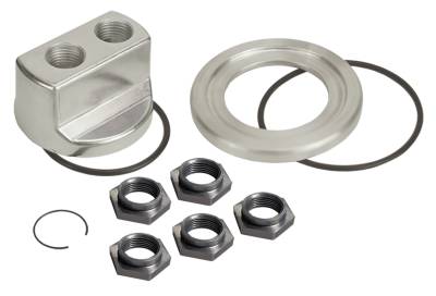 Derale - Derale 15747 Standard Universal Engine Spin-On Adapter w/1/2 NPT Ports
