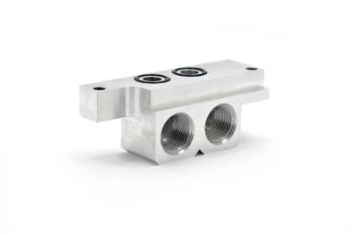 Canton - Canton Racing 22-632 Aluminum Remote Oil Filter Adapter 90-DEG for CR LS Pans