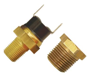Derale - Derale 16730 180-DEG/F Fan Switch Thermostat Kit 1/8" & 3/8" NPT