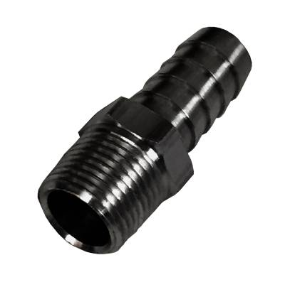 Derale - Derale 98102 Straight Hose Barb Fitting 3/8" NPT Male x 1/2" Barb Each