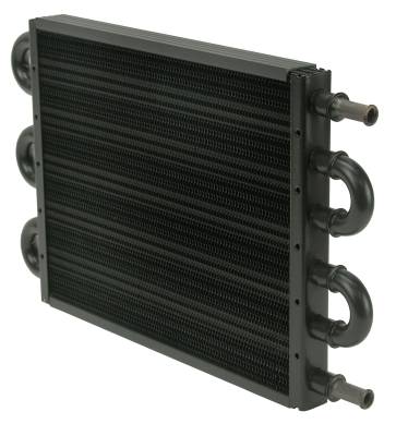Derale - Derale 13731 6-Pass Econo-Cool Tube & Fin Replacement Cooler 11/32" Barb Inlets