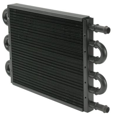 Derale - Derale 15831 6-Pass Econo-Cool Tube & Fin Replacement Cooler 1/2" Barb Inlets