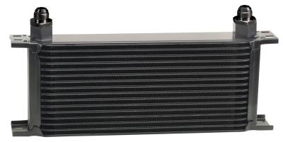 Derale - Derale 51608 16-Row Stack Plate Oil Fluid Cooler -8AN