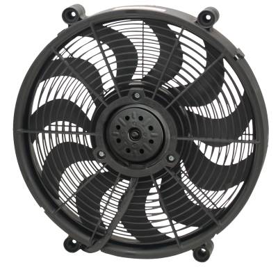 Derale - Derale 16917 17" High Output Single Pusher/Puller Fan w/Standard Mount Kit