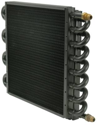 Derale - Derale 13300 16-Pass 16" Tube & Fin Electra-Cool Replacement Cooler -6AN