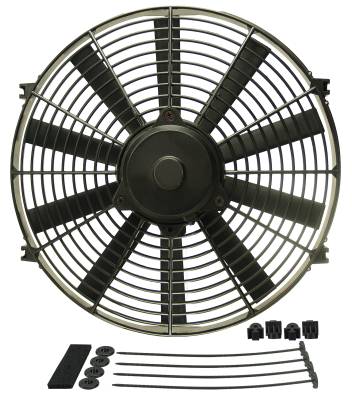 Derale - Derale 16914 14" Dyno-Cool Straight Blade Electric Fan