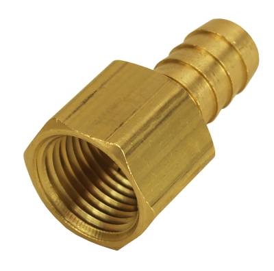 Derale - Derale 98106 Straight Hose Barb Fitting 1/2" NPT Female x 1/2" Barb Each