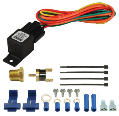 Derale - Derale 16739 Premium Single Stage-180F Fan Controller Thread In Probe 25 Amp