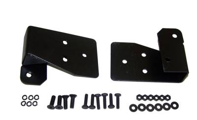 RT Offroad - RT Offroad RT30014 Black Mirror Relocation Brackets for 03-06 Jeep Wrangler TJ