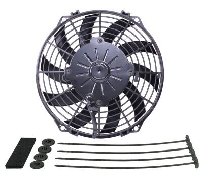 Derale - Derale 16109 10" High Output Curved Blade Electric Puller Fan