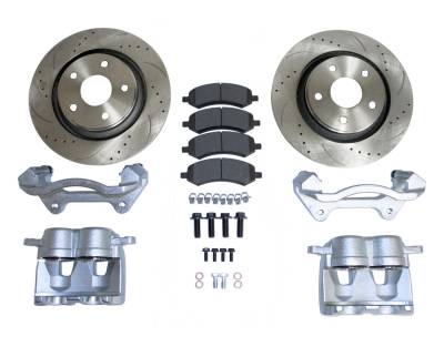 RT Offroad - RT Offroad RT31047 FR Big Brake w/13" Drilled & Rotors for 07-18 JK Wrangler