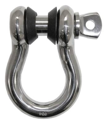 RT Offroad - RT Offroad RT33004 Stainless Steel Bumper 3/4" D-Ring w/Rubber Spacers EACH