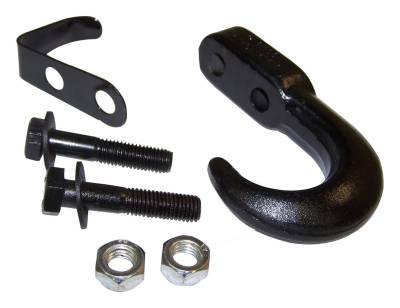 RT Offroad - RT Offroad RT33015 Black Tow Hook for 55-86 Jeep CJ5/CJ6/CJ7/CJ8 w/Hardware