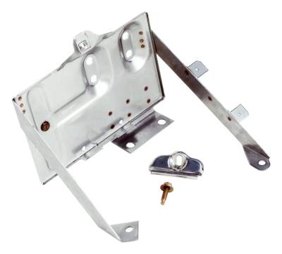 RT Offroad - RT Offroad RT34020 SS Battery Tray Kit Incl. Clamp/Bolt for 76-86 CJ5/CJ7/CJ8