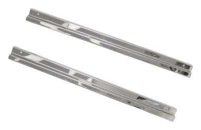 RT Offroad - RT Offroad RT34053 Polish Stainless Entry Guard Set for 97-02 Jeep Wrangler TJ