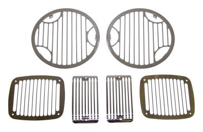 RT Offroad - RT Offroad RT34063 Billet Stainless Stone Guard Set for 97-06 Jeep Wrangler TJ