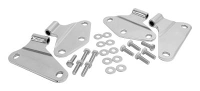 RT Offroad - RT Offroad RT34070 Polish SS Hood Hinge Body Side for 07-18 Jeep JK Wrangler 2DR