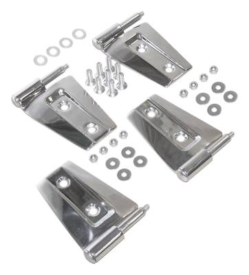 RT Offroad - RT Offroad RT34071 Stainless Door Hinge Set for 07-18 Jeep Wrangler JK 2DR/4DR