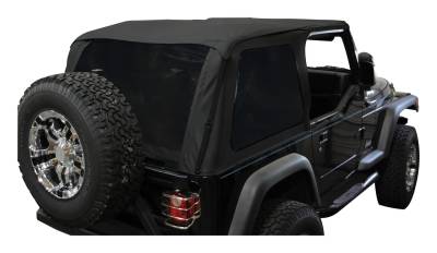 RT Offroad - RT Offroad BRT10035 Black Diamond Bowless Top w/Tinted Windows for 97-06 TJ