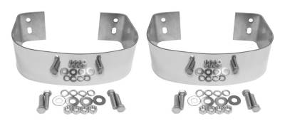 RT Offroad - RT Offroad RT20020 Stainless Rear Bumperette Set for 76-95 Jeep CJ/Wrangler YJ
