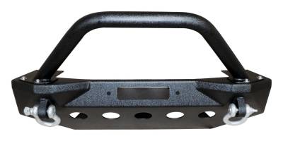 RT Offroad - RT Offroad RT20045 Stubby Front Winch Bumper for 18-24 Wrangler JL/Gladiator JT