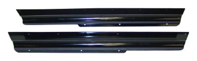 RT Offroad - RT Offroad RT26046 Black Rocker Panel Guards for 97-06 Jeep Wrangler TJ
