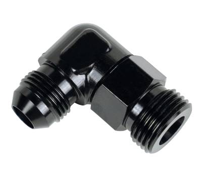 Derale - Derale 59508 Aluminum Swivel Fitting 90-DEG 7/8-14 UNF x -8AN Male