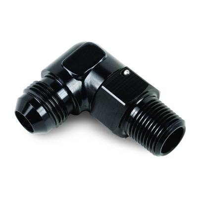 Derale - Derale 59606 Aluminum Swivel Fitting 90-DEG 3/8" NPT x -6AN Male