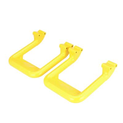 Carr - CARR 102527 Hoop-II Assist/Side Step XP7 Safety Yellow Powder Coat Pair