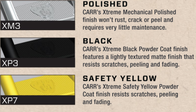 Carr - CARR 102551-1 Hoop-II Assist/Side Step XP3 Black Powder Coat Single