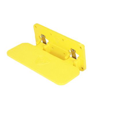 Carr - CARR 190007 Mega Step Flat Mount XP7 Yellow Powder Coat Single
