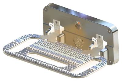Carr - CARR 193002 HD Mega Step Flat Mount LED Step XM3 Khromezone Finish Single