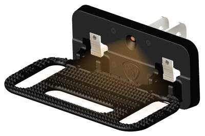 Carr - CARR 193011 HD Mega Step Hitch Mount LED Step Surf XP3 Black Single