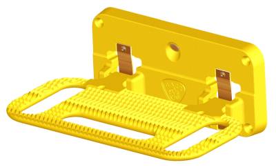 Carr - CARR 193017 HD Mega Step Hitch Mount LED Step Surf XP7 Yellow Single