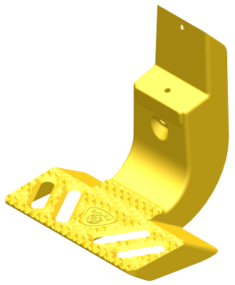 Carr - CARR 140107-1 MAXno-drill Side Step Yellow Single