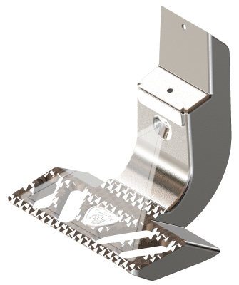 Carr - CARR 140202-1 MAXno-drill Side Step Khromezone Finish Single