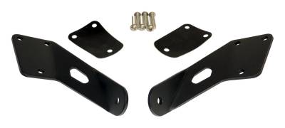 RT Offroad - RT Offroad RT28082 Black LED Light Bar Hood Brackets for 97-06 Jeep Wrangler TJ